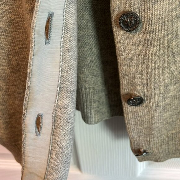 Rare, Women's Luxury 100% pure Scottish cashmere cardigan light grey - Picture 5 of 9